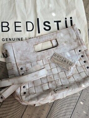 *Like New* Bed|Stu Orchid Woven Leather Bag